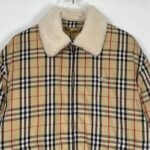 Jacket Burberry x Supreme Plaid Shearling Collar - Image 6
