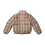 Jacket Burberry x Supreme Plaid Shearling Collar - Image 2