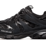 Black track sneakers