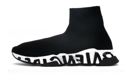 Speed Graffiti Trainers Black White