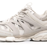 Track layered sneakers