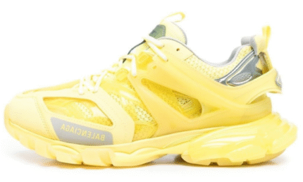 Track panelled sneakers