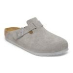 Birkenstock Boston Suede  “Stone Coin” - Image 2