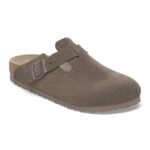 Birkenstock Boston Suede  “Concrete Gray”