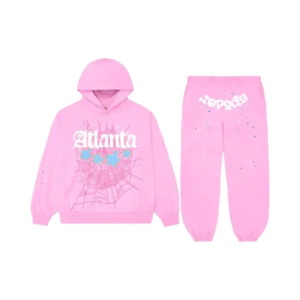 Sp5der Tracksuit Pink