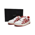 AMR Top Low White Red - Image 3