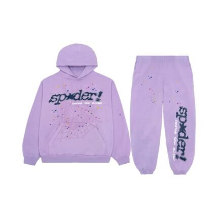 Sp5der Tracksuit Purple