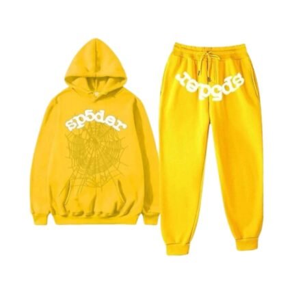 Sp5der Tracksuit Yellow