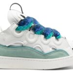Lanvin Curb Sneaker “White Blue”