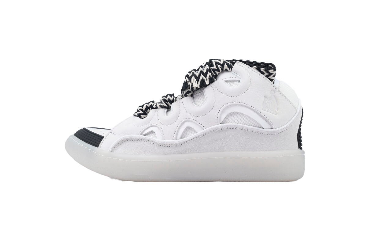 lanvin_curb_sneakers_grey_white_black_1CC843CC66E1B Lanvin Leather Curb Triple Black FU-SKDK12-DRAG-P25101047 - Image 1
