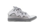 Lanvin Leather Curb Sneaker Black Grey - Image 10