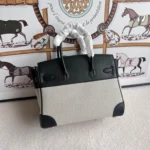 Hermes Birkin Togo Bag Black & Grey - Image 2