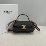 Celine Lola Leather Bag in Black