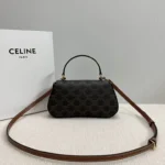 Celine Lola Leather Bag in Black - Image 2