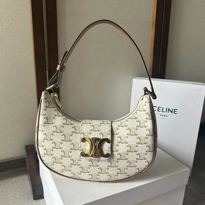 2024060713404908 Celine Ava Original Bag White Gold - Image 1