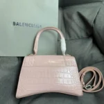 Balenciaga Hourglass Bag Lite Brown Crocodile - Image 2