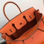 Hermes Birkin Bag Orange - Image 2