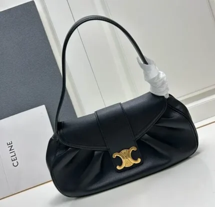 Celine Medium Polly Bag Black