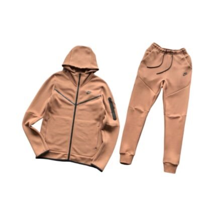 Nike Tech Tracksuit Light Brown