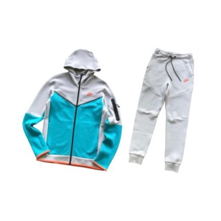 Nike Tech Tracksuit Light Blue/Grey
