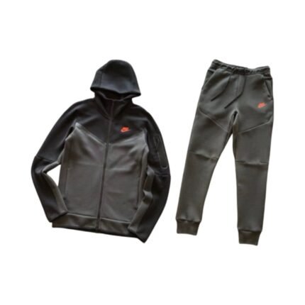 Nike Tech Tracksuit Black/Dark Grey