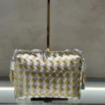 Bottega Veneta Loop Camera Bag Golden & Silver