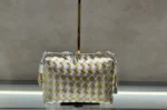 Bottega Veneta Loop Camera Bag Golden & Silver