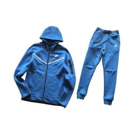Nike Tech Tracksuit Fleece Blue