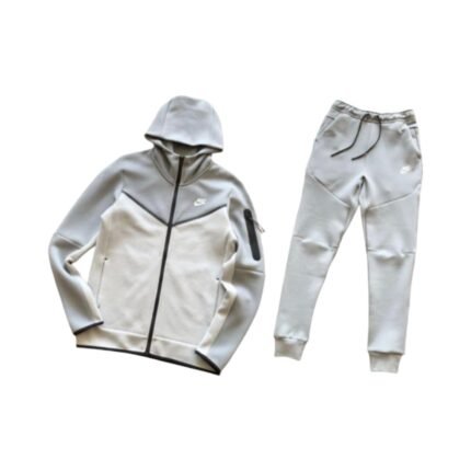 Nike Tech Tracksuit White/Grey