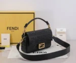 Fendi Baguette Bag Black - Image 2