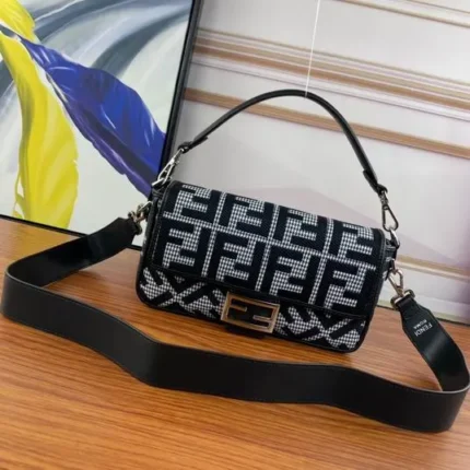 Fendi Bag Black White