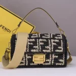 Fendi Baguette Bag Brown Beige