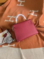 Hermes Kelly Epsom 25cm Bag Leather red - Image 2