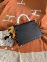 Hermes Kelly Epsom 25cm Bag Leather Black - Image 2