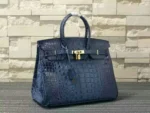 Hermes Birkin Bag Crocodile Blue