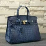 Hermes Birkin Bag Crocodile Blue