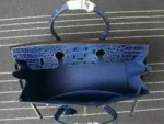 Hermes Birkin Bag Crocodile Blue - Image 3