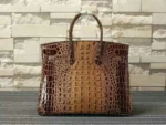 Hermes Birkin Bag Crocodile Brown - Image 3