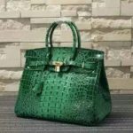 Hermes Birkin Bag Crocodile Green
