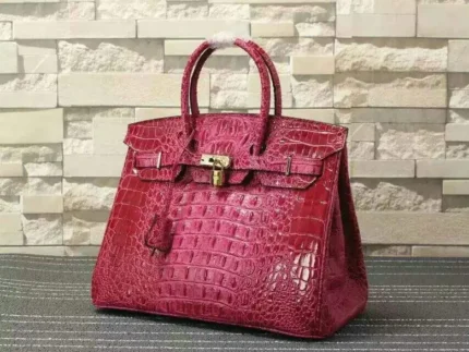 Hermes Birkin Bag Crocodile Pink