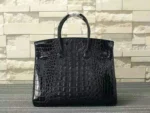Hermes Birkin Bag Crocodile Black - Image 2