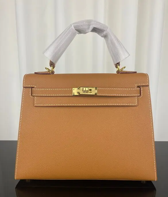 kelly-25cm-121404-AM-10-1_1356396-e1754124464223 Hermes Kelly Bag Deep Brown - Image 1