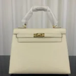 Hermes Kelly Bag Lite Off White