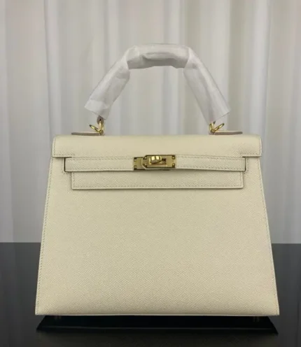 Hermes Kelly Bag Lite Off White