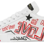 WHITE RED BLACK