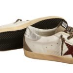 GGS Burgundy glitter star and silver heel - Image 3