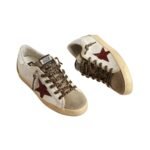 GGS Burgundy glitter star and silver heel - Image 4