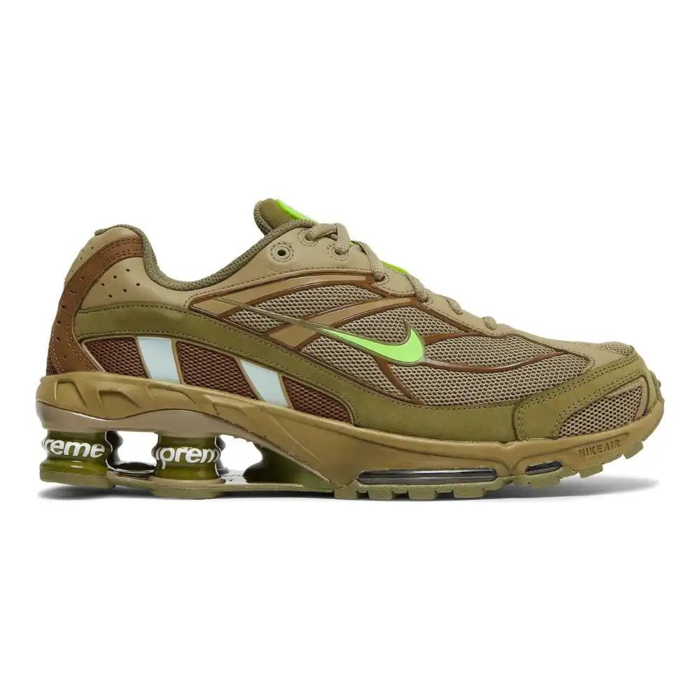 117202213219342-1 (1) Supreme x Nike Shox Ride 2 Neutral Olive - Image 1